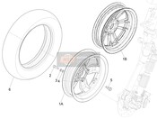 1C005346, Vorderrad, Piaggio, 1