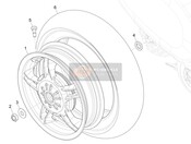 1C004202, Mutter, Selbstsichernd, Piaggio, 1