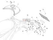 Rear cover - Splash guard