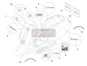 Platten Und Dekorative Streifen