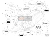 2H004068, Vespa Sprint Sport Decal, Piaggio, 0