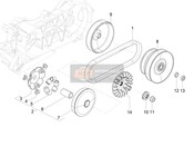 1A005055, Feste ANTRIEBS-HALBSCHEI, Piaggio, 0