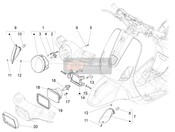 1D001812, Scheinwerfer, Piaggio, 1