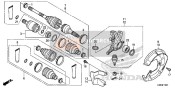 Nocca anteriore/Albero di trasmissione anteriore (H)