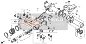 52100HP0A50, Swingarm Assy., Rr., Honda, 1