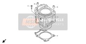 12191HP6A01, Gasket, Cylinder, Honda, 1