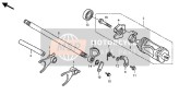 Fourche de changement de vitesse & ÉquipementShift Drum