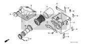 90685SA5003, Klemme, Unterdeckel, Honda, 2