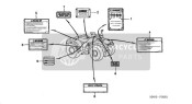 87505HM7610, Label,Tire&Overlo, Honda, 1
