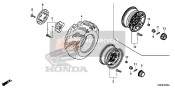 90301HR6A61, Nut, Wheel (Fuse Rashi), Honda, 1