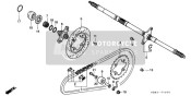 Rear Wheel Axle/ Drive Chain