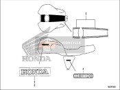 86172MGCJB0, Emblema,  Honda Izq. 160mm, Honda, 0