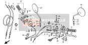 17913MAN910, Cover, Throttle Cable, Honda, 2
