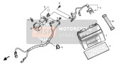 32401MFJA50, Cable,  Bateria Arranque, Honda, 0