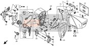 F-19 Cubierta lateral & Herramientas & Interruptor combinado