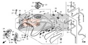 17500MGJD00ZF, Benzintank Satz *R320P*, Honda, 0