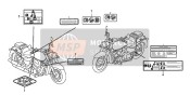 87512MEGW00, Label, Accessories & Loading, Honda, 1