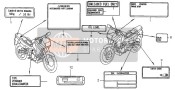 87565MAN910ZA, Label, Color (###) *TYPE2 * (TYPE2 ), Honda, 0