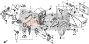 F-24 Cubierta lateral & Herramientas & Interruptor combinado