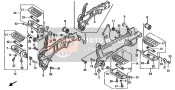 50740MT3000, Bar Assy., L. Pillion Step, Honda, 0