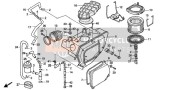 17365MN9870, Crankcase Breather Storage Tank Comp., Honda, 1