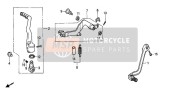 Changer de pédale & Pédale de frein & Démarreur au pied Bras