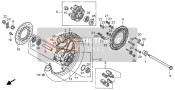 41201MAN910, Sprocket, Final Driven (46T), Honda, 1