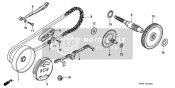 Kupplung/Antriebssteuerkette/ Letztes Zahnrad