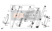 51580MENB11, Fork Sub Assy., L. Fr., Honda, 0