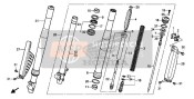 51480KSEN41, Fork Sub Assy., R. Fr. (Showa), Honda, 0