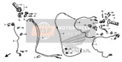 90682MKEA01, Clip Cavo, Honda, 1