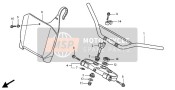 53100MEB670ZB, Pipe, Steering Handle *NH146M *(NH146M Accurate Silver Metallic), Honda, 0