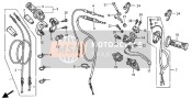 Levier de poignée & Commutateur & Câble (CRF450R4,5,6,7,8)