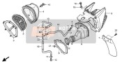 90661GHB610, Clamp B, Tube, 12.5mm, Honda, 2