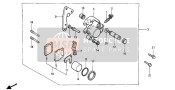 45100GC4603, Caliper Assy., L. Fr., Honda, 0