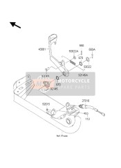 921451421, Spring,Brake Pedal Re, Kawasaki, 0