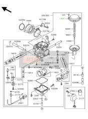 150031739, CARBURATEUR-SET, Kawasaki, 2