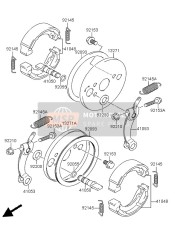 92200S290, Washer KSF50A6F, Kawasaki, 1