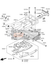 92046S019, BEARING-NEEDLE,Swing Arm, Kawasaki, 0