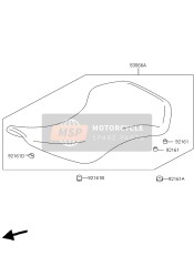 53066S026560, SEAT-ASSY,Black KSF400A6F, Kawasaki, 1