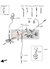 27005S020, SWITCH-ASSY-IGNITION KSF400A6F, Kawasaki, 0