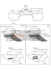 560651974, Pattern,Fueltankcover,Rh, Kawasaki, 0