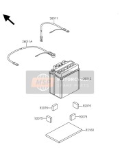 260117504, WIRE-LEAD,Battery(+), Kawasaki, 0