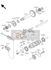 Tambour de changement de vitesse & Fourchette de changement de vitesse