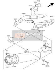 18088S013, PIPE-EXHAUST, Kawasaki, 0