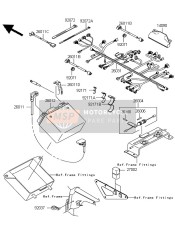 260111847, WIRE-LEAD, Battery(-), Kawasaki, 1