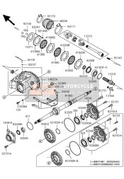 140570001, CASE-COMP-GEAR, Kawasaki, 2