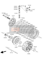 13095S006, HOUSING-COMP-CLUTCH, Kawasaki, 0