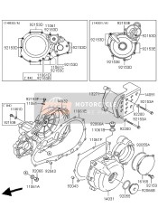 92153S505, Boulon, Kawasaki, 4