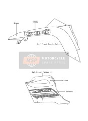 560681208, Pattern, Fuel Tank Cover, L, Kawasaki, 0